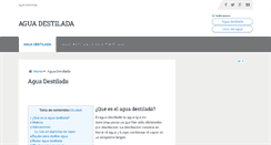 Desktop Screenshot of agua-destilada.net